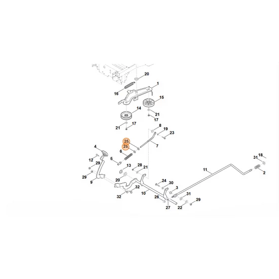 STIHL  Nakrętka sześciokątna M10 9208 260 1301